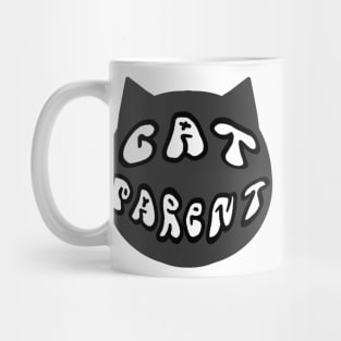 cat parent badge Mug